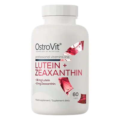 OstroVit LUTEIN + ZEAXANTHIN, Supports Healthy Vision & Eye Protection, Capsules - 60 Caps