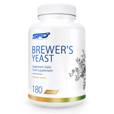 SFD Nutrition Brewer's Yeast Supplement, Natural Source of B Vitamins & Minerals for Energy & Metabolism, Tablets - 180 Count