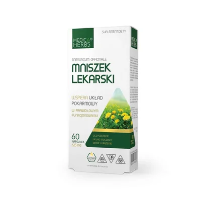 Medica Herbs Dandelion Supplement for Liver & Digestive Health, Capsules - 60 Count