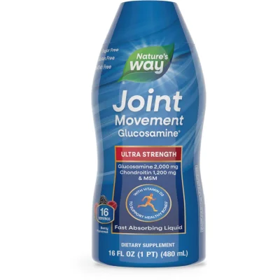 Nature's Way Joint Movement Glucosamine, Supports Joint Health & Flexibility, Liquid - 16 FL OZ (480 mL)
