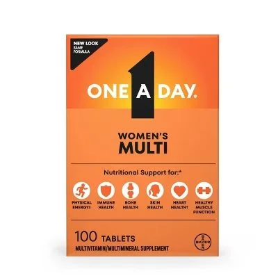 One A Day Women's Multivitamin, Complete Multivitamin for Women's Health, Tablets - 100 Count