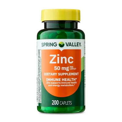 Spring Valley Zinc, Immune Support & Wound Healing, Capsules - 150 Count