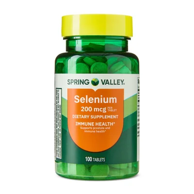 Selenium 200mcg 100 Tablets - Spring Valley