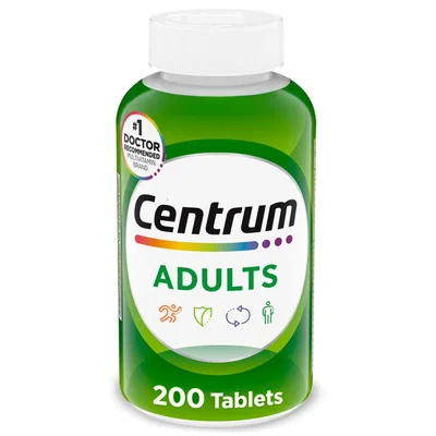 Centrum Adults Multivitamin for Overall Health & Immunity, Tablets - 200 Count