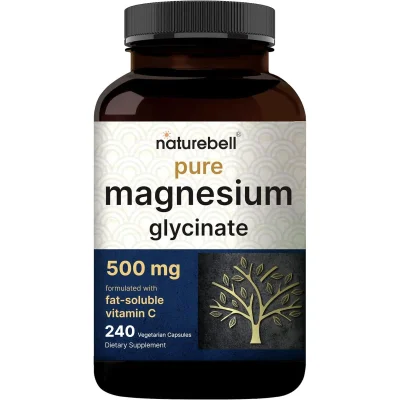 Magnesium Glycinate 500mg 240caps - Naturebell