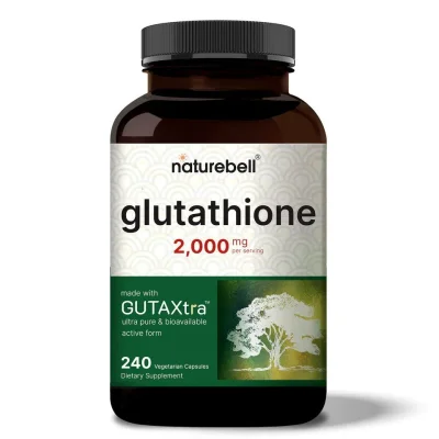 NatureBell Glutathione Antioxidant Support, Vegetarian Capsules - 240 Count