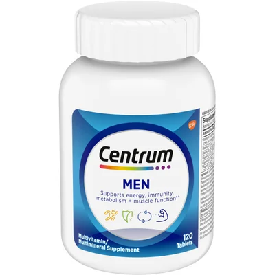 سنتروم (Centrum) مالتي فيتامين للرجال، أقراص - 120 قرص