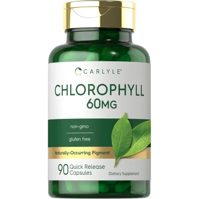 Carlyle Chlorophyll, Internal Deodorizer & Detox Support, Capsules - 90 Count