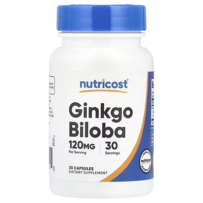 نيوتريكوست (Nutricost) جينكو بيلوبا لدعم الوظائف الإدراكية والذاكرة، كبسولات - 30 كبسولة