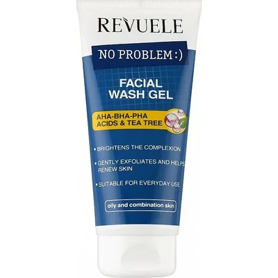 Revuele AHA BHA PHA Acids & Tea Tree Facial Wash Gel