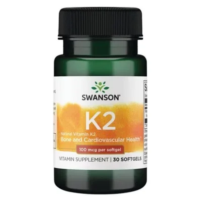 Swanson Vitamin K2 for Bone & Heart Health, Softgel - 30 Count