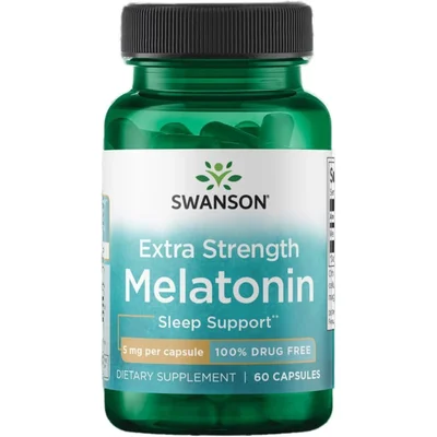 Swanson Melatonin, Sleep Cycle Regulator, Capsules - 60 Count