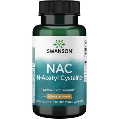 Swanson N-Acetyl Cysteine (NAC) for Antioxidant Defense Support, Capsules - 100 Count
