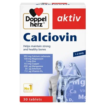 Doppelherz Calciovin Bone & Immune Support, Tablets - 30 Count