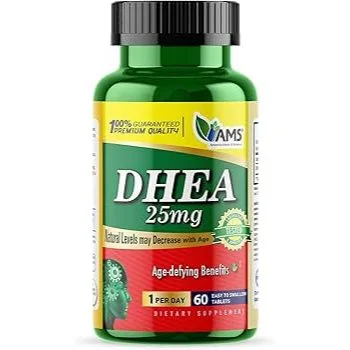 AMS دي إتش إي أ (DHEA) مكمل غذائي، داعم للتوازن الهرموني، أقراص - 60 قرص