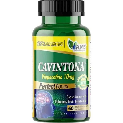 Cavintona Nootropic for Brain Function and Memory Support, Capsules - 60 Count