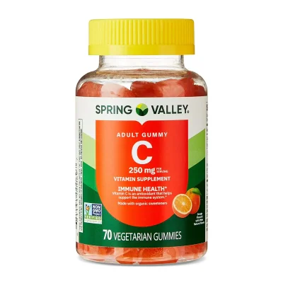 Spring Valley Adult Vitamin C Gummies, Immune Support & Antioxidant, Vegetarian - 70 Count
