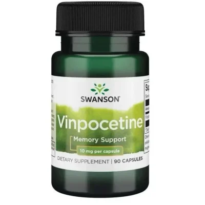 Swanson Vinpocetine Memory Support, 10mg, 90 Capsules