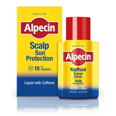ألبسين (Alpecin) سائل حماية فروة الرأس من الشمس SPF15، حماية أساسية من الأشعة فوق البنفسجية - N/A