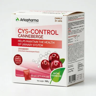 Arkopharma Cys-Control, Urinary Tract Health Support, Powder - 20 Sachets