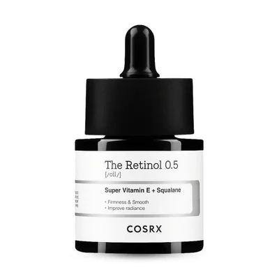 كو إس آر إكس (Cosrx) ذا ريتينول 0.5% زيت، لتقليل التجاعيد وتحسين مرونة البشرة، 20 مل