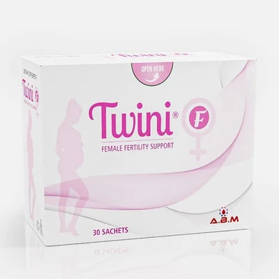 A.B.M Twini F for Female Reproductive Health Support, Powder Sachets - 30 Sachets