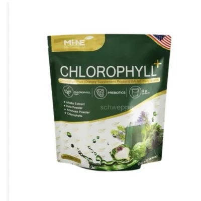 Mi-Ne Chlorophyll Plus for General Wellness & Antioxidant Support, Powder Sachets - 20 Count