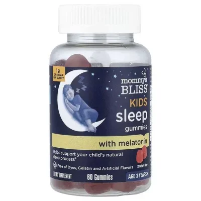 Mommy's Bliss Kids Sleep Complex Gummies, Helps Children Fall Asleep Faster, Gummies - 60 Count