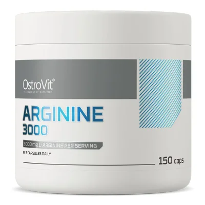 OstroVit L-Arginine Supplement for Cardiovascular Health Support, Capsules - 150 Count