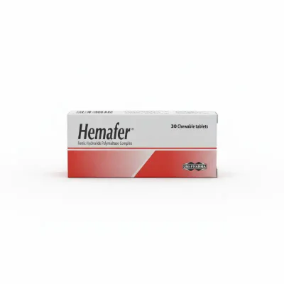 يوني فارما (Uni-pharma) هيمافير مكمل حديد لعلاج نقص الحديد وفقر الدم، لطيف على المعدة، أقراص