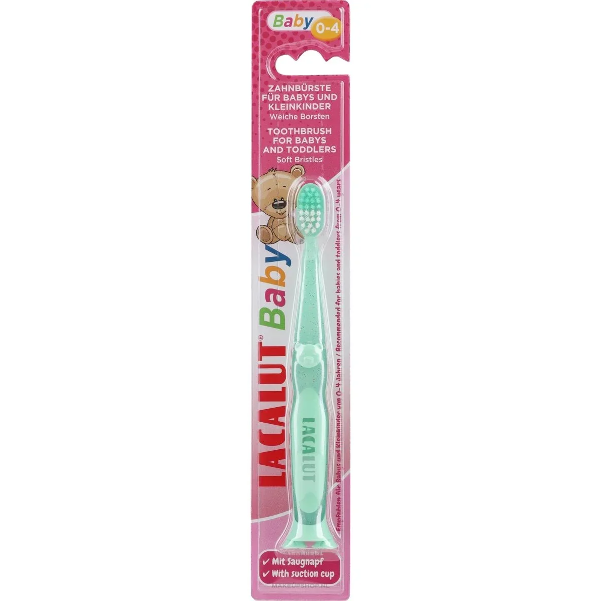 لاكالوت فرشاة أسنان للأطفال من 0 إلى 4 سنوات – قطعة واحدة — Lacalut — Toothbrush 1 pcs / فرشاة أسنان 1 قطعة