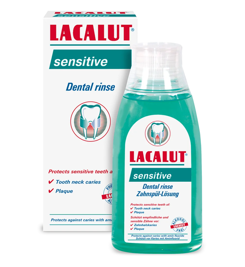 غسول الفم لاكالوت سنسيتيڤ — Lacalut — Bottle 300 ml / عبوة 300 مل