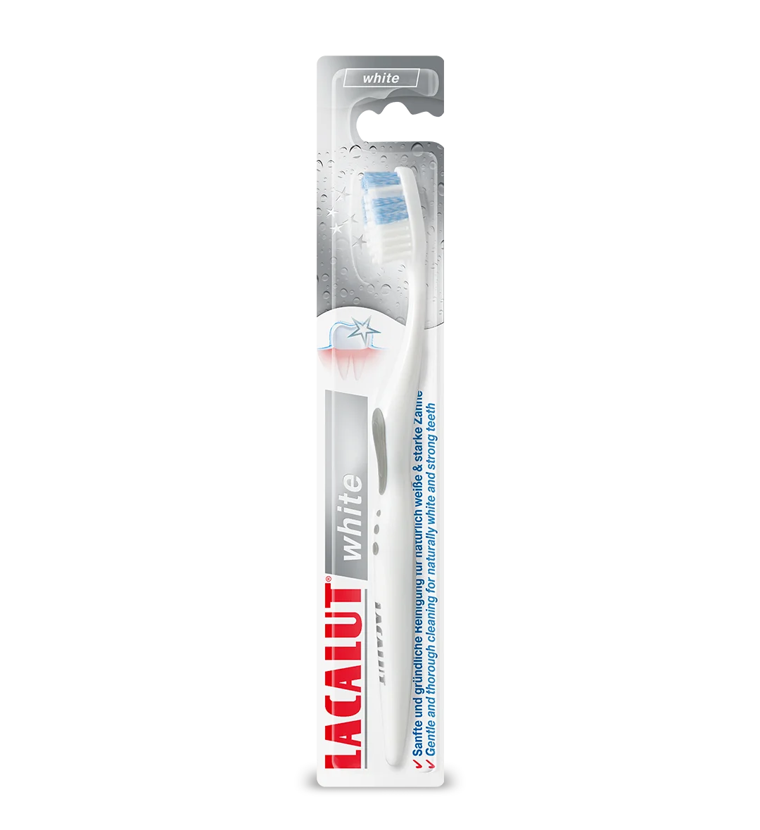 لاكالوت فرشاة أسنان وايت – قطعة واحدة — Lacalut — Toothbrush 1 pcs / فرشاة أسنان 1 قطعة