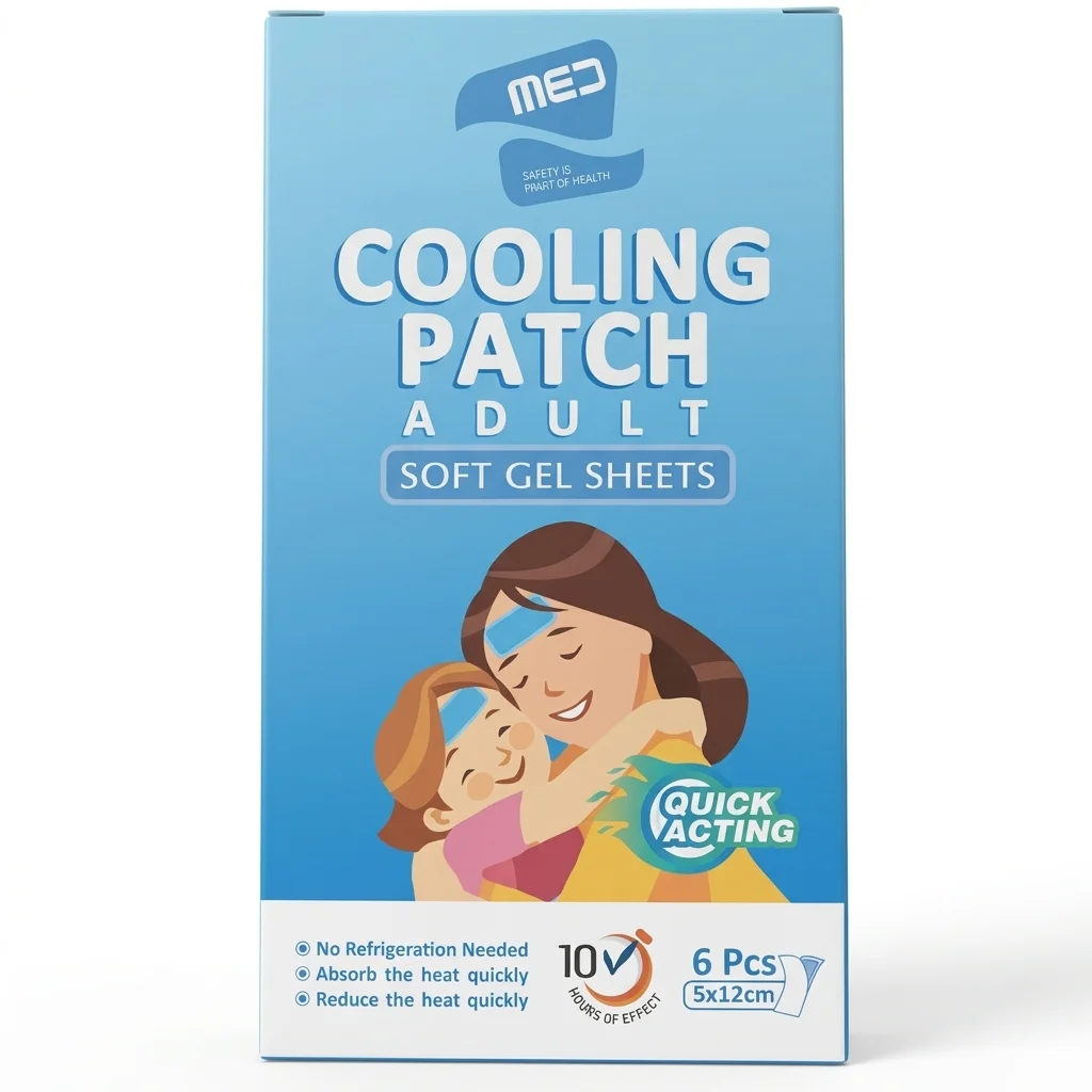 MED Cooling Patch 6 pcs — MED — Box of 6 pieces / علبة 6 قطع