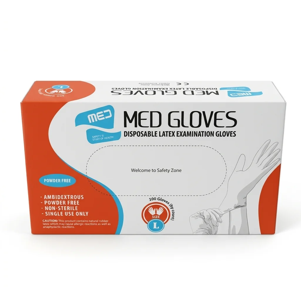 قفازات نيتريل MED — MED