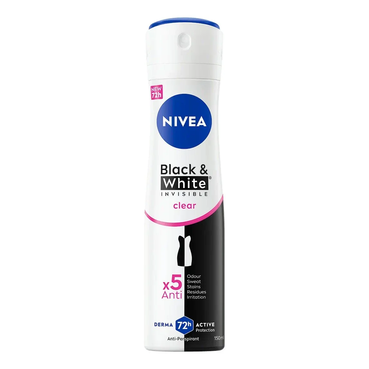 نيفيا (Nivea) بخاخ مضاد للتعرق، حماية شاملة لجميع أنواع البشرة - 200 مل — NIVEA — 200ml