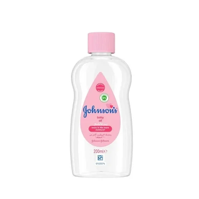 جونسون آند جونسون (Johnson & Johnson) زيت تدليك الأطفال، لترطيب لطيف وتدليك مهدئ، زيت - عبوة 200 مل
