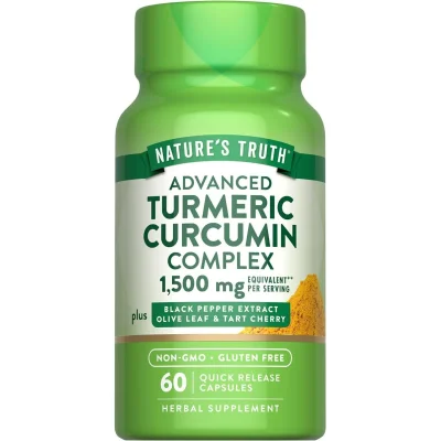 Nature's Truth Turmeric Curcumin Complex 1500mg 60caps