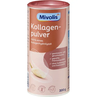 Mivolis Collagen Powder for Skin, Joint, Hair & Nail Support, Powder - 200g