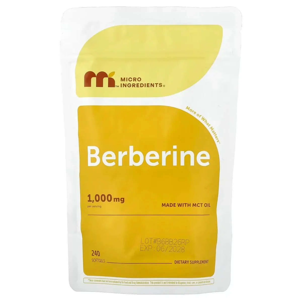 كبسولات برابرين 250 ملغ من مايكرو إينغريدينتس - 240 كبسولة — Microingredients — 240 capsules