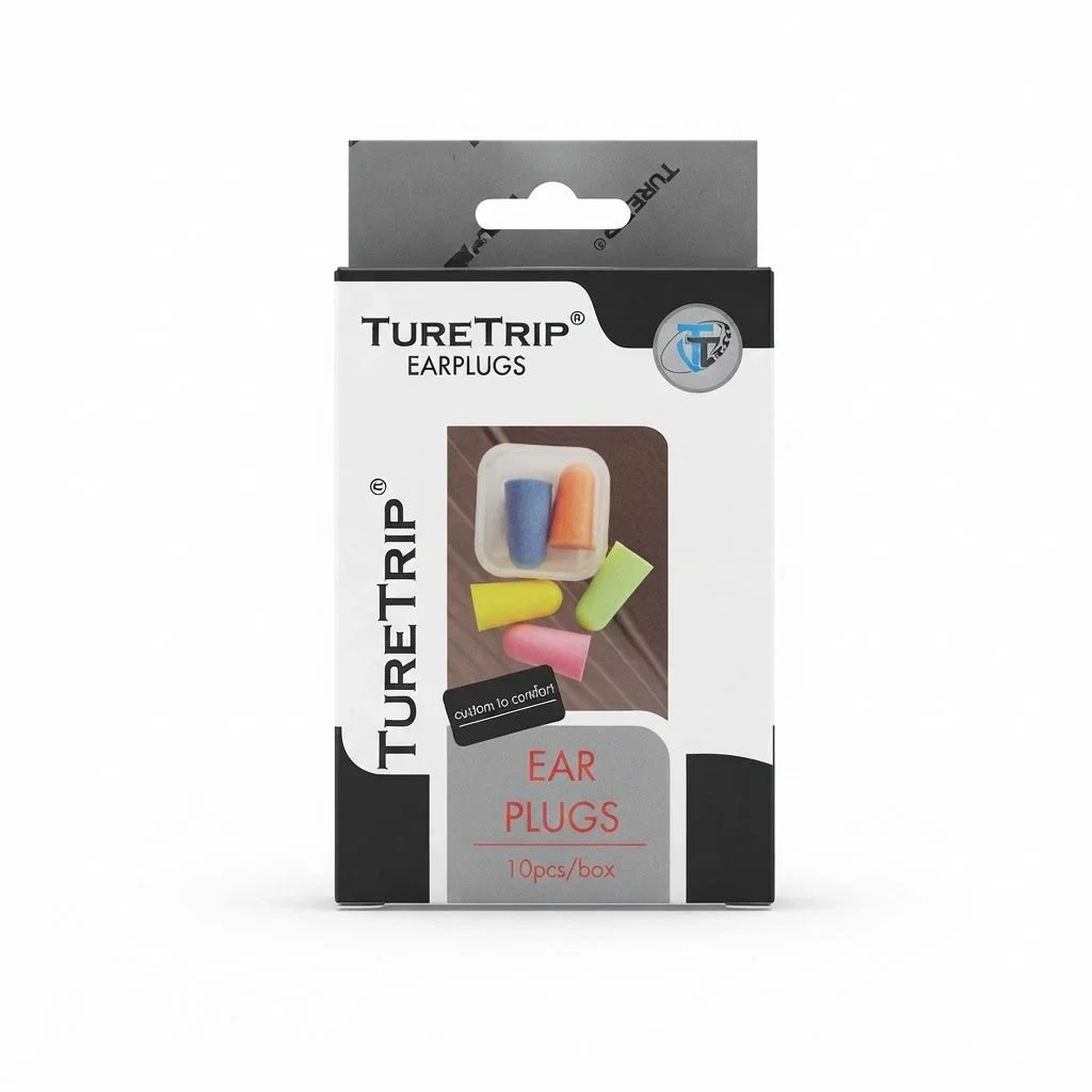 توري تريب (Ture Trip) سدادات أذن، حماية من الضوضاء - 10 قطع — TureTrip — 10 pieces (5 pairs)