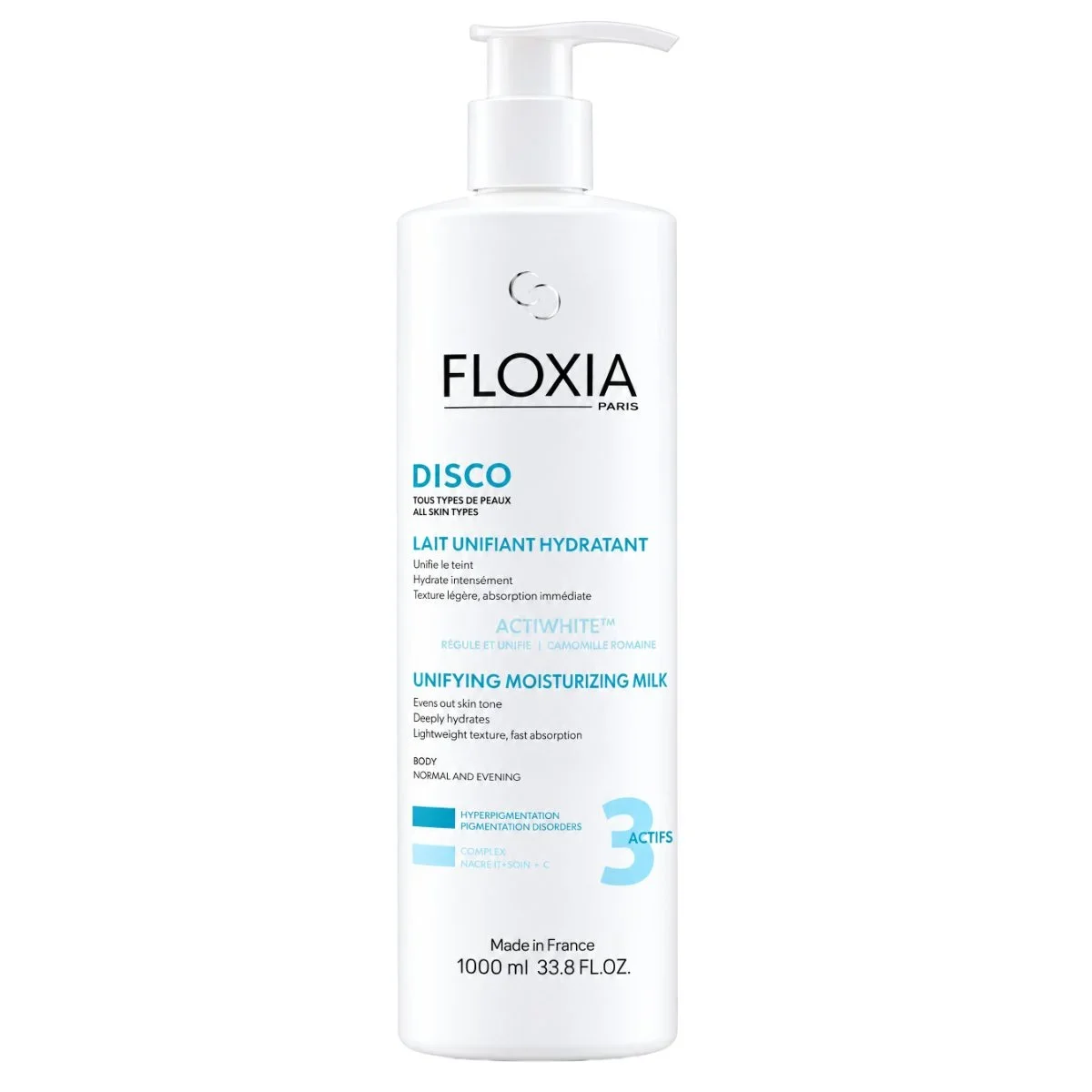 فلوكسيا ديسكو حليب موحد للون البشرة 1000 مل — Floxia — 1000 ml / 1000 مل