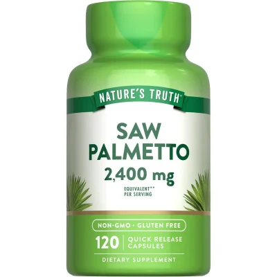 Nature's Truth (نيتشرز تروث) Saw Palmetto لدعم صحة البروستاتا، كبسولات - 120 كبسولة