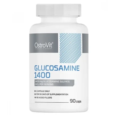 OstroVit Glucosamine 1400, Joint Health & Flexibility Support, Capsules - 90 Capsules