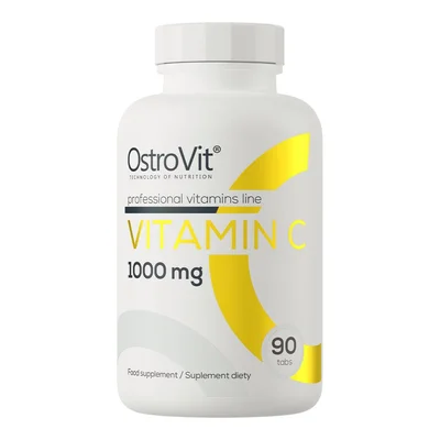 أوستروفيت (OstroVit) فيتامين سي لدعم المناعة ومضاد للأكسدة، أقراص، 1000 ملغ - 90 قرص