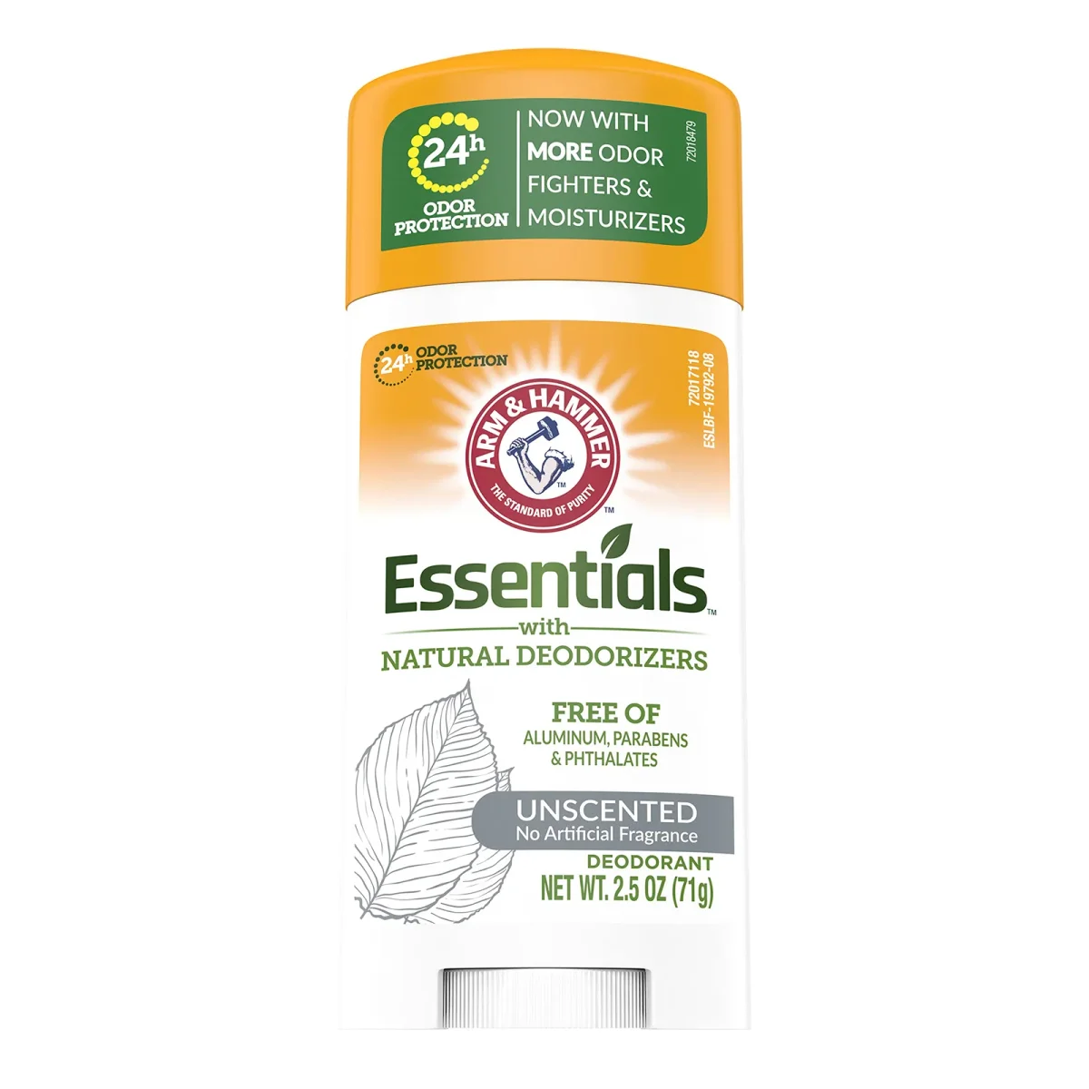 أرم أند هامر مزيل عرق إسينشالز غير معطر 71 غم — Arm & Hammer — 71 g / 71 غرام