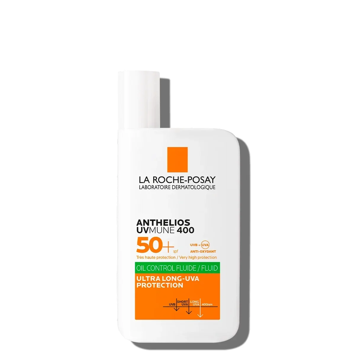 لاروش بوزيه أنثيليوس يو في ميون 400 سائل للتحكم بالإفرازات الدهنية واقي شمس SPF 50+ – 50 مل — La Roche-Posay — 50 ml